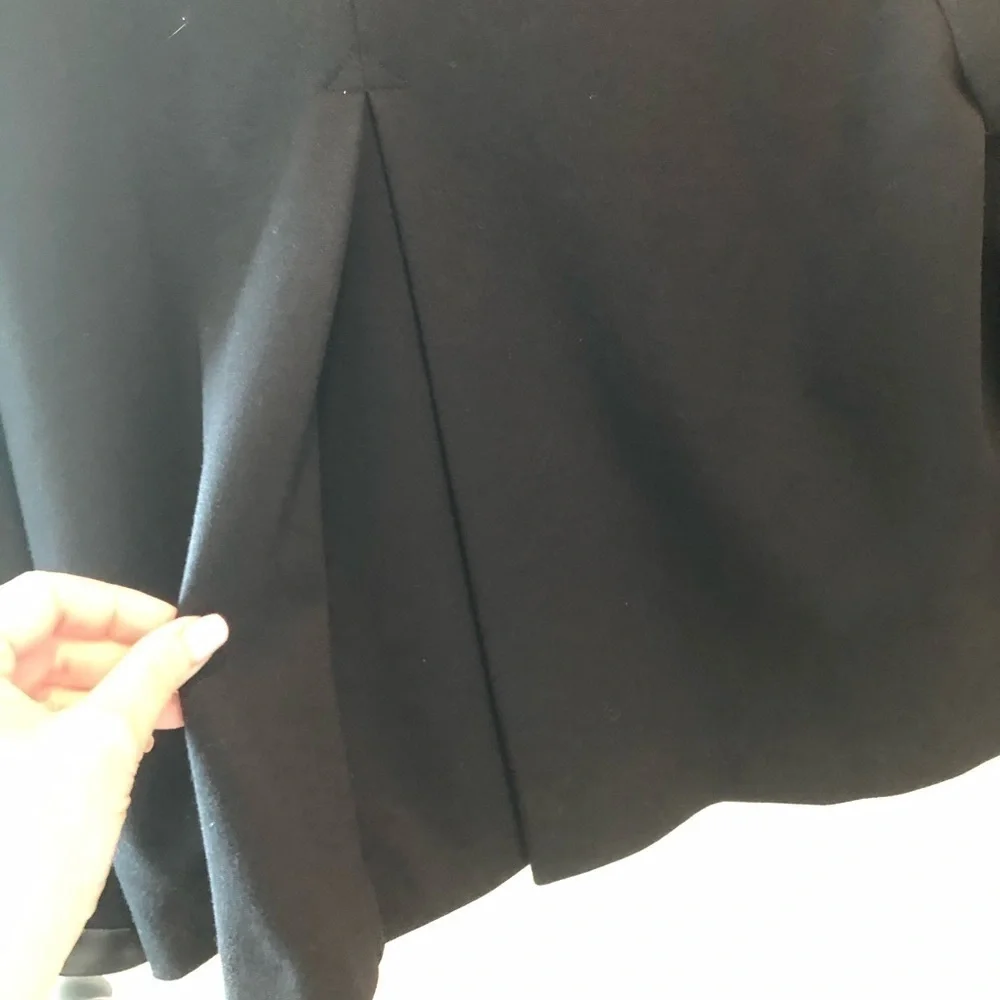 Sandro Sport Wear Black Cropped Pea Cot Size M - Picture 9 of 13